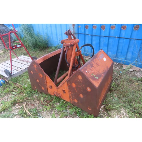 Giupfre Brothers Hydraulic Clam Bucket – 36", S/N 1663