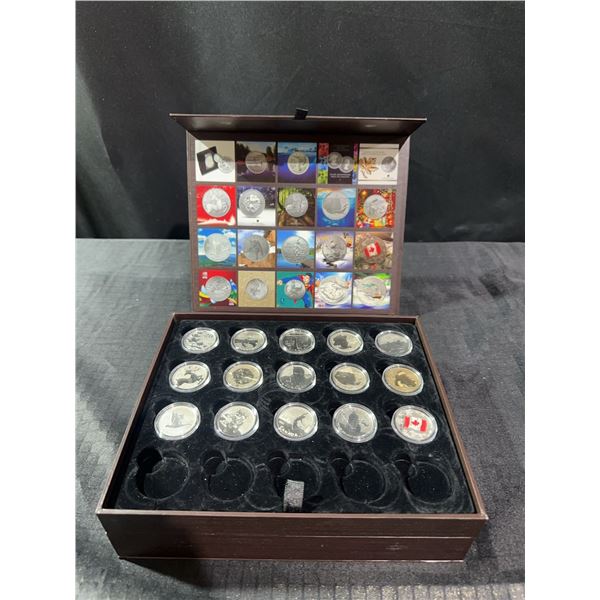 2011–2015 Royal Canadian Mint 15-Coin 99.99% Silver Collector Set