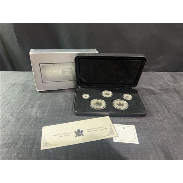 2004 Royal Canadian Mint Silver Maple Leaf Proof Set with COA