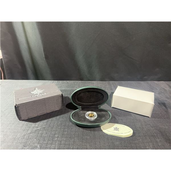 2000 Canadian Millennium $2 Sterling Silver Proof Coin with 24k Gold-plated Core #1