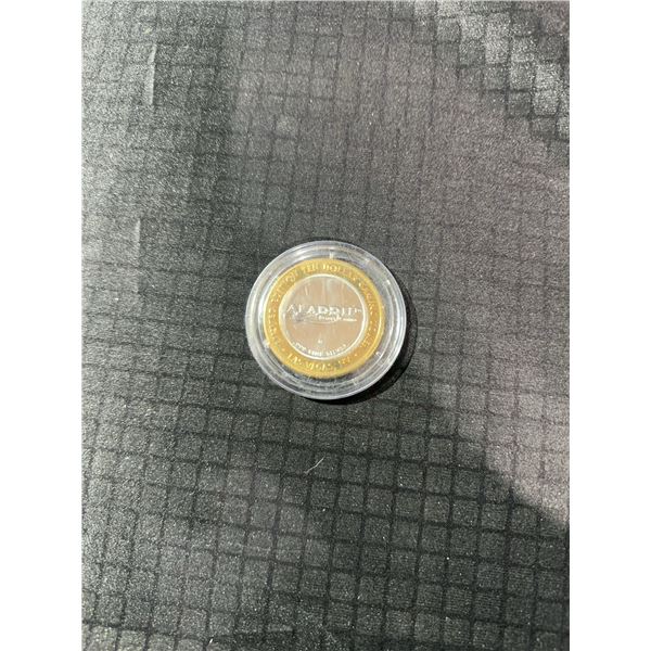 Aladdin Las Vegas $10 Limited Edition .999 Silver Gaming Token