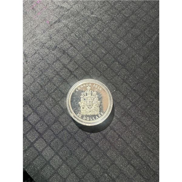 2016 Canada $25 99.99% Silver Coin With Coat of Arms #3