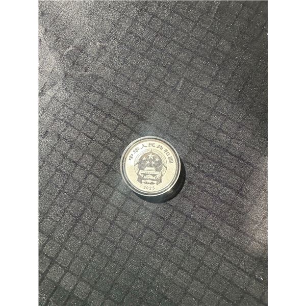2023 China 5 Yuan 99.99% Silver Coin With Qilin Design