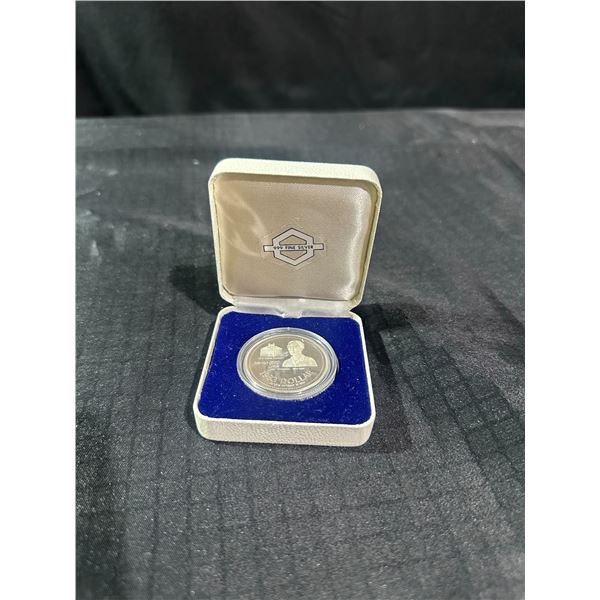 1983 Athabasca District Chamber Of Commerce 99.99% Silver Coin With Case