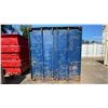 Image 3 : BLUE 20FT SHIPPING CONTAINER WITH DUAL SWING REAR DOORS & SIDE MAN DOOR