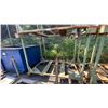Image 1 : GREEN METAL MOBILE STACKABLE LUMBER RACK APPROX 88"L X 52"D X 70"H