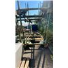 Image 2 : GREEN METAL MOBILE STACKABLE LUMBER RACK APPROX 88"L X 52"D X 70"H