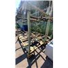 Image 2 : GREEN METAL MOBILE STACKABLE LUMBER RACK APPROX 88"L X 52"D X 70"H