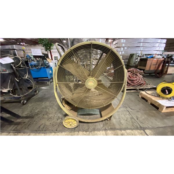 HEAT BUSTER HEAVY DUTY INDUSTRIAL MOBILE DRUM FAN