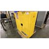 Image 2 : JUSTRITE SURE-GRIP YELLOW METAL 2 DOOR FLAMMABLE LIQUID STORAGE CABINET APPROX 43"W X 18"D X 44"H