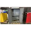 Image 2 : 2 GREY METAL CONSUMABLE CABINETS & SMALL METAL 2 DOOR CABINET