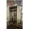 Image 4 : 2 GREY METAL CONSUMABLE CABINETS & SMALL METAL 2 DOOR CABINET