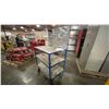 Image 3 : HEAVY DUTY METAL FRAME MOBILE WORK BENCH APPROX 36"W X 25"D X 62"H
