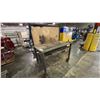 Image 1 : HEAVY DUTY METAL MOBILE WORK BENCH APPROX 49"W X 25"D X 59"H