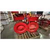 Image 4 : PALLET OF 4 METAL MOBILE BANDING/STRAPPING CARTS WITH 2 TENSIONERS
