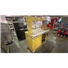 Image 2 : STRAPACK RQ-8 YELLOW MOBILE AUTOMATIC STRAPPING MACHINE APPROX 4'L X 2'D X 5'H