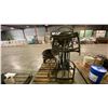 Image 3 : PALLET OF ASSORTED SHOP ITEMS- CUSTOM DOLLY, PAINT SHAKER, AIR RAMS & SALT SPREADER