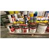Image 5 : PALLET OF MAINTENANCE & MARINE ENAMEL, SPRAY PAINT, INTERIOR PAINTS, BOX OF DEDOS PAINT MIXING LIDS