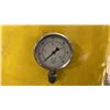 Image 2 : LARGE YELLOW INDUSTRIAL AIR COMPRESSOR APPROX 8.5'H X 3'D