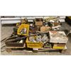 Image 1 : PALLET OF ASSORTED SHOP ITEMS- PNEUMATIC TOOLS, PARTS, FITTINGS, HARDWARE & MORE