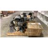 Image 1 : PALLET OF TOA TC-301TA HORN SPEAKERS, SPRING HINGES & ALLEN KEYS