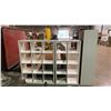 Image 3 : GROUP OF ASSORTED OFFICE FURNITURE- CABINET, BOOKSHELVES, TABLE & WHITEBOARD