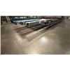 Image 5 : BLUE INDUSTRIAL PALLET RACKING- (2) 140" UPRIGHTS, (6) 16 FT SIDE RAILS & METAL SHELF BRACKETS