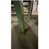 Image 4 : GREEN METAL WELDED TOGETHER WOOD TOP SHELVING UNIT APPROX 111"L X 23"D X 81"H