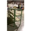 Image 3 : GREEN METAL FRAME WOOD TOP SHELVING UNIT APPROX 73"L X 18.5"D X 42"H