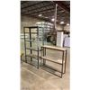 Image 1 : 2 METAL SHELVING UNITS APPROX- 40"L X 12"D X 40"H & 36"W X 15"D X 72"H