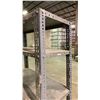 Image 4 : 2 METAL SHELVING UNITS APPROX- 40"L X 12"D X 40"H & 36"W X 15"D X 72"H