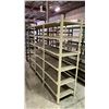 Image 2 : METAL FRAME WOOD TOP WELDED TOGETHER SHELVING UNIT APPROX 88"L X 19.5"D X 69"H