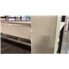Image 3 : METAL FRAME WOOD TOP WELDED TOGETHER SHELVING UNIT APPROX 88"L X 19.5"D X 69"H