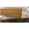 Image 3 : 1 LIFT OF BASEBOARD MOULDING- PINE WOOD WITH OAK IMPERIAL VALLEY PRINT FINISH, 14 FT LENGTHS