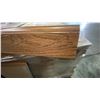 Image 3 : 1 LIFT OF BASEBOARD MOULDING- PINE WOOD WITH OAK IMPERIAL VALLEY PRINT FINISH, 14 FT LENGTHS