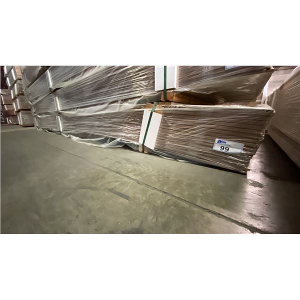 1 LIFT OF BASEBOARD MOULDING- PINE WOOD WITH OAK IMPERIAL VALLEY PRINT FINISH, 14 FT LENGTHS