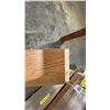 Image 3 : 1 LIFT OF MAHOGANY PREFAB FLAT JAMB WITH OAK IMPERIAL VALLEY PRINT FINISH- 7' LENGTHS, 252 PCS
