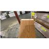 Image 3 : 1 LIFT OF MAHOGANY PREFAB FLAT JAMB WITH OAK IMPERIAL VALLEY PRINT FINISH- 7' LENGTHS, 252 PCS