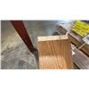 Image 3 : 1 LIFT OF MAHOGANY PREFAB FLAT JAMB WITH OAK IMPERIAL VALLEY PRINT FINISH- 7' LENGTHS, 252 PCS