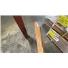 Image 4 : 1 LIFT OF MAHOGANY PREFAB FLAT JAMB WITH OAK IMPERIAL VALLEY PRINT FINISH- 7' LENGTHS, 252 PCS