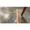 Image 4 : 1 LIFT OF MAHOGANY PREFAB FLAT JAMB WITH OAK IMPERIAL VALLEY PRINT FINISH- 7' LENGTHS, 252 PCS