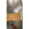 Image 3 : 1 LIFT OF MAHOGANY PREFAB FLAT JAMB WITH OAK IMPERIAL VALLEY PRINT FINISH- 7' LENGTHS, 252 PCS