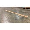 Image 1 : 1 LIFT OF BASEBOARD MOULDING- MAHOGANY WOOD WITH OAK IMPERIAL VALLEY PRINT FINISH, 7 FT LENGTHS