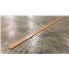 Image 1 : 1 LIFT OF MAHOGANY 356 BASEBOARD/TRIM MOULDING -IMPERIAL VALLEY PRINT FINISH- APPROX 7' LENGTHS