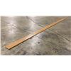 Image 1 : 1 LIFT OF MAHOGANY 356 BASEBOARD/TRIM MOULDING -IMPERIAL VALLEY PRINT FINISH- APPROX 7' LENGTHS