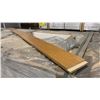 Image 3 : 1 LIFT OF MDF BASEBOARD/TRIM MOULDING WITH EASTERN ASH FINISH- APPROX 82" LENGTHS