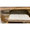 Image 2 : 1 LIFT OF BASEBOARD MOULDING- PINE WOOD WITH EMBOSSED WOOD MAPLE FINISH, 82" LENGTHS