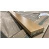 Image 3 : 1 LIFT OF MDF BASEBOARD MOULDING/TRIM WITH COASTAL HEMLOCK FINISH, NON EMBOSSED APPROX 84" LENGTHS
