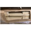 Image 2 : 1 LIFT OF MDF BASEBOARD MOULDING WITH BRITE WHITE TEXTURED FINISH - APPROX 82" LENGTHS