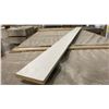 Image 3 : 1 LIFT OF MDF BASEBOARD MOULDING WITH BRITE WHITE TEXTURED FINISH - APPROX 82" LENGTHS